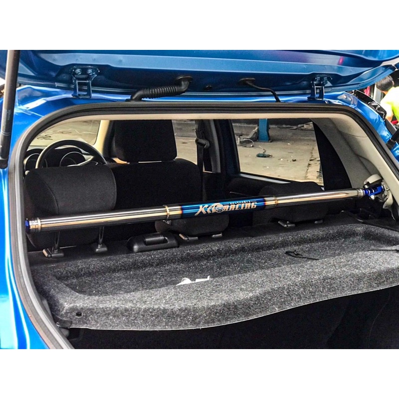 ค้ำc ค้ำกระบะ ค้ำรถเก๋ง ค้ำ c เลสบ้องกลางใหญ่งานไดร์โลโก้แบร์นkit racing พร้อมจ๊อยเลือกสีได้ มีสินค้