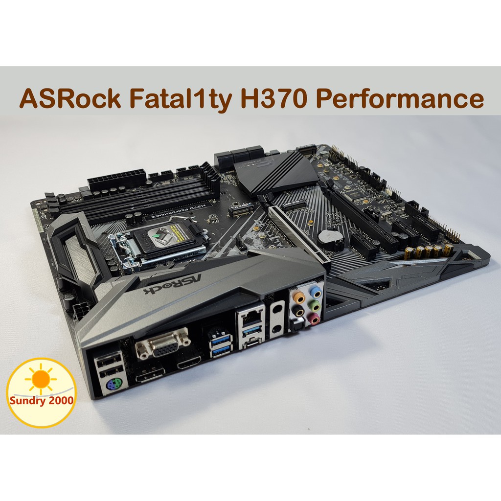 เมนบอร์ด ASRock Fatal1ty H370 Performance (มือสอง) LGA1151V2