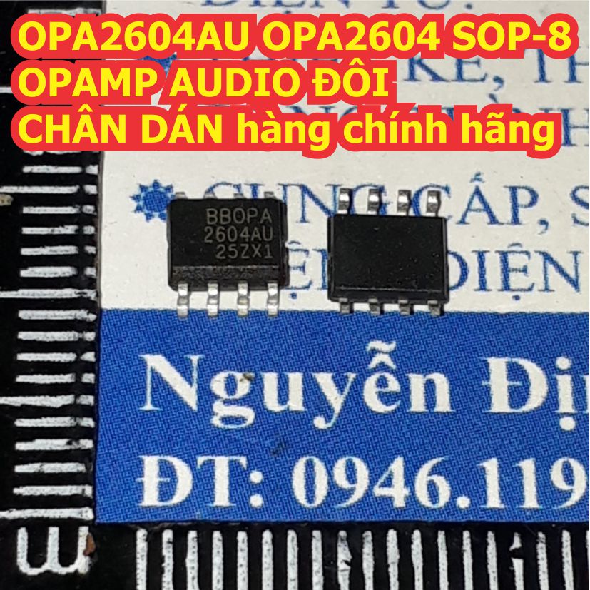 2pcs OPA2604AU OPA2604 2604 SOP-8 OPAMP AUDIO DOUBLE PINS kde7825