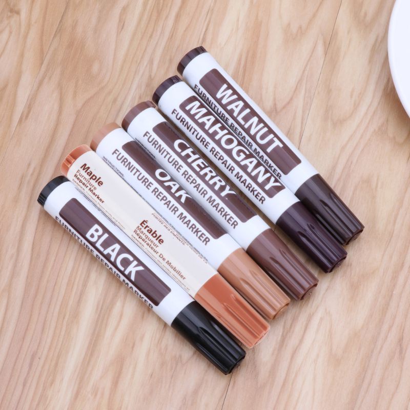 Con Repair Pen Furniture Marker Wax Sticks สําหรับพื้นและเฟอร์นิเจอร์ Scratch Fix - รูปที่ 2