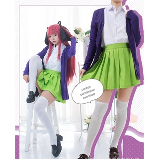 Kostum Cosplay Seifuku Nino Nakano Anime Go-Toubun High Quality