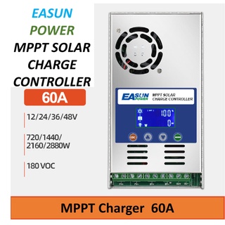 EASUN POWER Solar Charger Controller MPPT 60A PV Input 180V โซล่าชาร์เจอร์ solar panel solar charge ส่งจากไทย