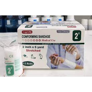 Conforming Bandage 2"x5หลา Longmed กล่อง 12 ม้วน