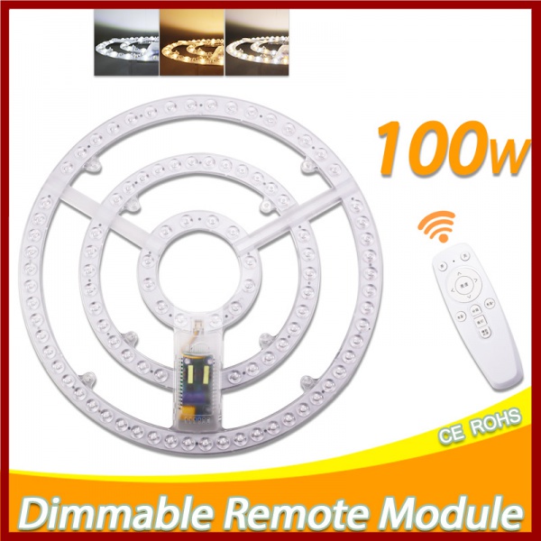 บอร์ดโมดูลไฟเพดาน Led 220V หรี่แสงได้ 3 สี แบบเปลี่ยน พร้อมรีโมตคอนโทรล