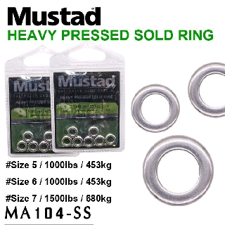 MUSTAD HEAVY PRESSED SOLD RING