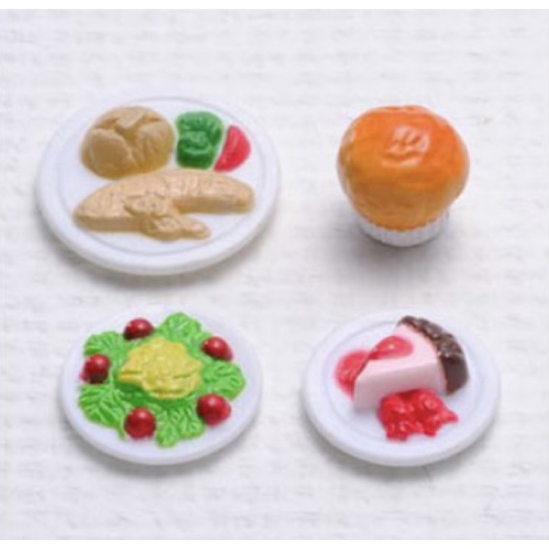 สินค้าใหม่ Sylvanian Supper Set มือ 1 จากญี่ปุ่น อาหาร ขนมปัง สลัด เค้ก ตกแต่ง โต๊ะอาหาร จาน โต๊ะ