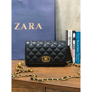 กระเป๋าสะพายข้าง ZARA (Basic) mini Crossbody กระเป๋าสะพาย Look like Chanel Woc