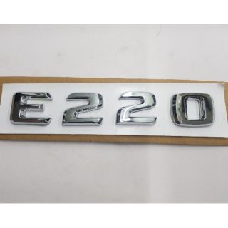 Logo E220 ของรถ Benz