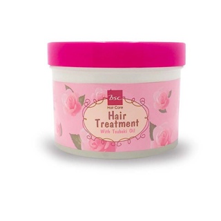 บีเอสซี กลอสซี่ แฮร์ ทรีทเม้นท์ Bsc Glossy Hair Treatment Wax 450g สูตรเข้มข้น สำหรับผมแห้งเสีย