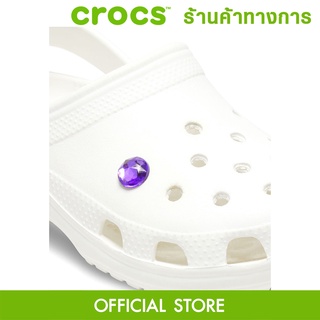 CROCS Jibbitz Sparkly Purple Circle ตัวติดรองเท้า