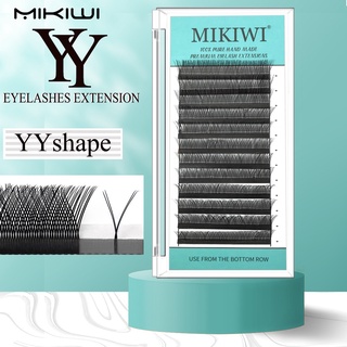 Mikiwi YY ขนตาปลอมแต่งหน้าเนื้อแมตต์ขนมิงค์ 0.07 C/D Curl ช่วยให้ขนตาดูหนายาว