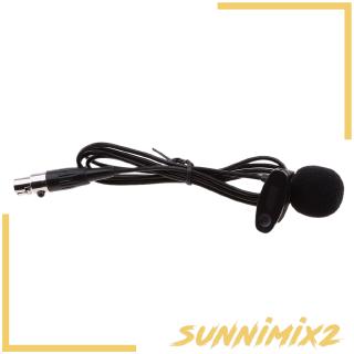 ( Sunnimix 2 ) ไมโครโฟนแฮนด์ฟรี 3 . 5 มม . ( 1 / 8 นิ้ว ) Mono / Xlr 3pin / Xlr 4pin Jack Lavalier