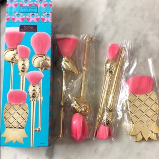 แท้ 100% Tarte Lets flamingle brush set ชุดแปรงฟลามิงโก้ แยกขายและแบบครบเซ็ตพร้อมกล่อง