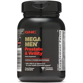 ของแท้GNC Mega Men Prostate and Virility, 90 Caplets