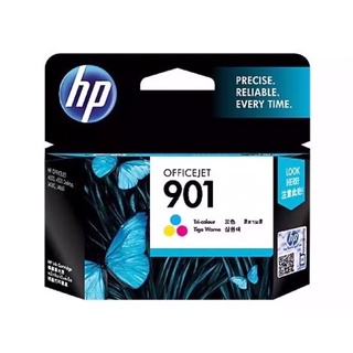 ตลับหมึกอิงค์เจ็ท HP 901 (CC656AA) ตลับหมึก 3 สี (Yellow/Magenta/Cyan) สีสด คมชัด เด่นชัดทุกรายละเอียด