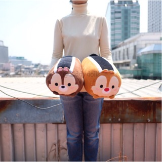 หมอนข้าง สั้น Chip ชิพ &amp; Dale เดล Tsum Tsum ซูมซูม นุ่มนิ่ม 16นิ้ว