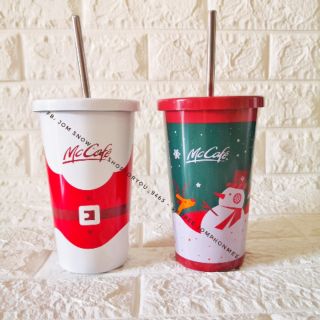 2019 McCafe Christmas Stainless Tumbler​ (สินค้ามีตำหนิ)​