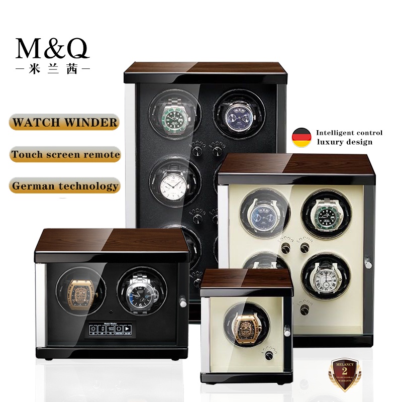 MELANCY ยี่ห้อ spot touch screen ใหม่ 92 smart watch winder 2/4/6/9 นาฬิกาสล็อตหมุนอัตโนมัติ winder 