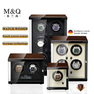 MELANCY ยี่ห้อ spot touch screen ใหม่ 92 smart watch winder 2/4/6/9 นาฬิกาสล็อตหมุนอัตโนมัติ winder + ฟังก์ชั่นการควบคุมการเข้าถึง + ไฟ LED + Mabuchi การเคลื่อนไหว MQ-31 MQ-32 รุ่น