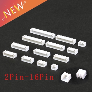 10/15Pcs Konektor Terminal Kabel 2.54mm XH 2/3/4/5/6/7/8/9/10/11/12/13/14/15/16 PIN Warna Putih「inventor.th」