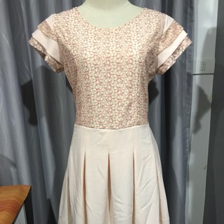 Dress size L สวยมาก 36/28-32/free มีซับใน