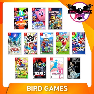 Nintendo Switch : 1 2 Switch , Kirby , Overcooked 1+2 , Zelda Skyward , Mario Party , Mario and Sonic Olympic [รวมเกมส์]