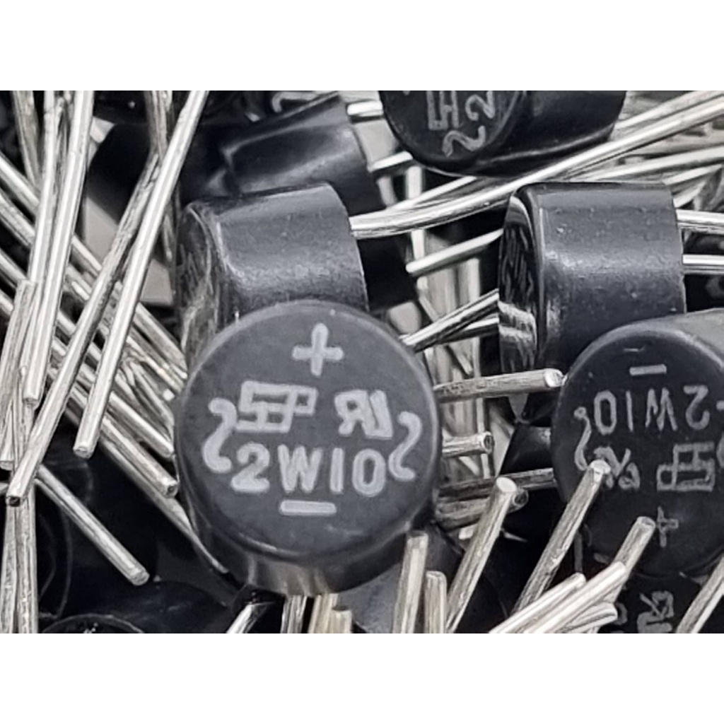 ไดโอดบริดจ์ SEP ของแท้ 2W10 2A/1000V ไดโอดเรียงกระแสแบบกลมBridge Diode Rectifier บริจด์ไดโอด