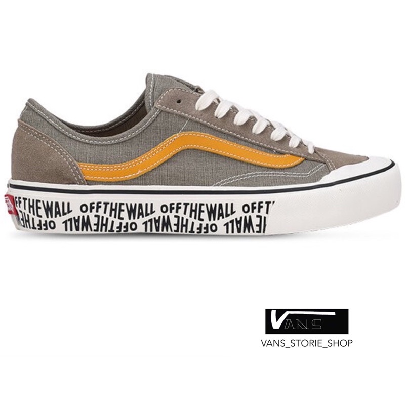 VANS STYLE 36 DECON SF SALT WASH CREAM SNEAKERS สินค้ามีประกันแท้