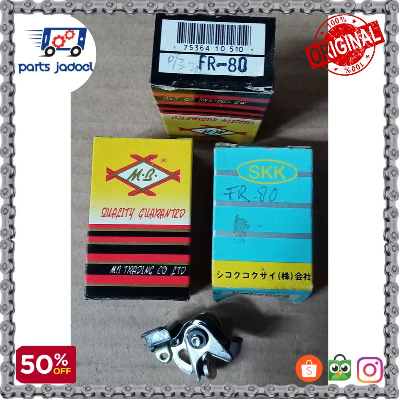 [PJ42 ] Platinum Suzuki FR80 Brand MB &amp; SKK/Double Stater FR-80/Contact Point Set FR-80
