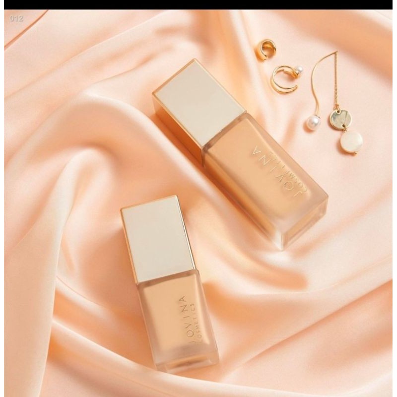 รองพื้น jovina สูตรใหม่ เบอร์01 15g  ของแท้100% หมดอายุ ปี 2023 พร้อมส่ง