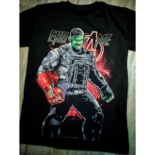 The Hulk End Game เสื้อยืด สีดำ BT Black Timber T-Shirt ผ้าคอตตอน สกรีนลายแน่น S M L XL XXL