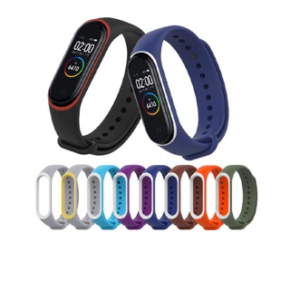 สายนาฬิกา ซิลิโคน ปรับได้ สำหรับ Xiaomi Mi Band 4 3 miband 3 4