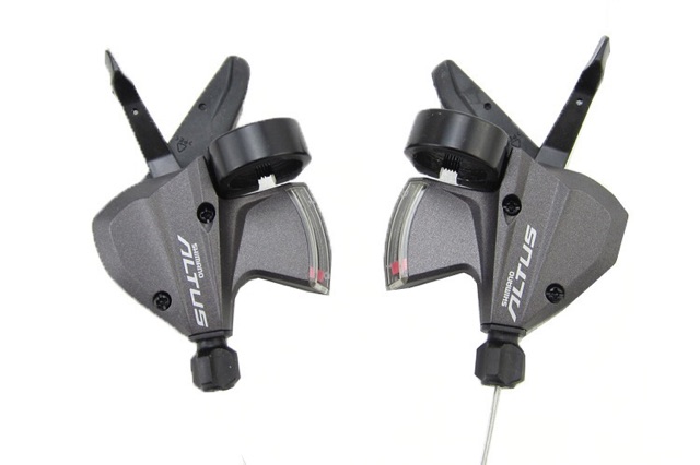 คันเกียร์ Shimano 3/9 ALtus ทําจากอลูมิเนียม