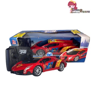 DC Racing Car รถบังคับ DC รีโมทไร้สาย 6 ทิศทาง ใส่ถ่าน LED สุดคุ้ม Toy world แดง 26 x 10 x 11 cm