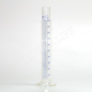 กระบอกตวงแบบแก้ว (Graduated Cylinder) 100ml.