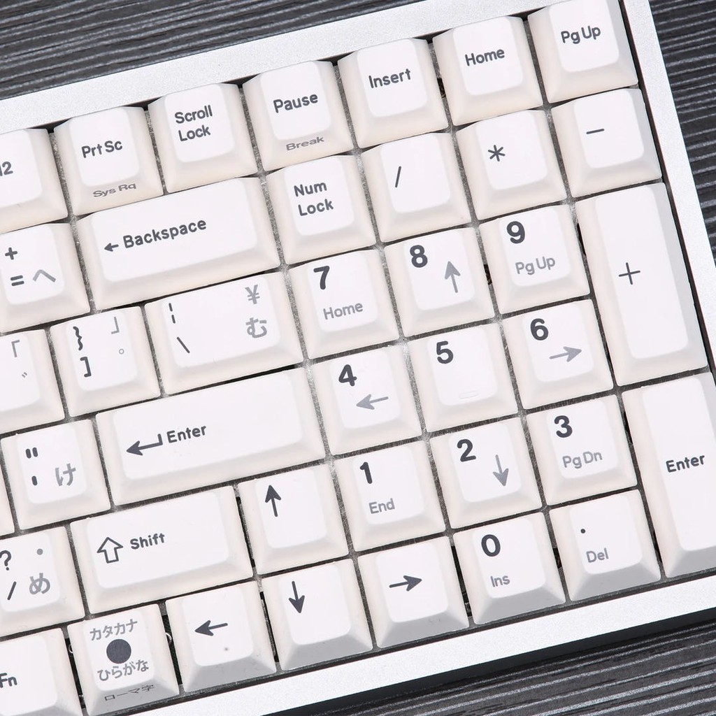 ENJOYPBT GRAY JAPANESE KEYCAPS SET-- - bps68r9yau - ThaiPick