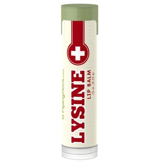 ลิปแอลไลซีน สร้างคอลลาเจน รักษาแผลที่ปาก ปากนุ่มอิ่มฟู L-Lysine  Lysine Lip Balm, 0.15 oz (4 g) Tube