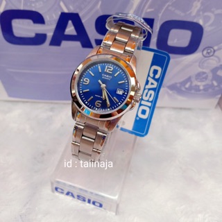 นาฬิกาCASIO ของแท้ รับประกันศูนย์ รุ่น LTP-1215A สายแสตนเลส ของผู้หญิง บอกวันที่ กันน้ำ ของใหม่ อุปกร์ครบ