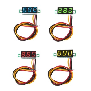 Spmh แผงมิเตอร์วัดแรงดันไฟฟ้าดิจิตอล Led 0.28 นิ้ว Dc 0-100V 3 สาย