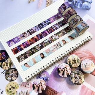 Aespa Album Savage Tape Twice FormulaOf Love Handbook Diy Stickers Washi Tape