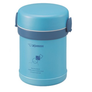 ZOJIRUSHI ปิ่นโตอาหารสูญญากาศเก็บความร้อน รุ่น SL-MEE07 AB (สีฟ้า)