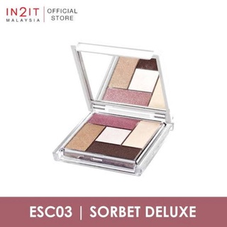 IN2IT Eye Colour Palette อายแชโดว์พาเลท สี ESC03 sorbet deluxe 4.5g