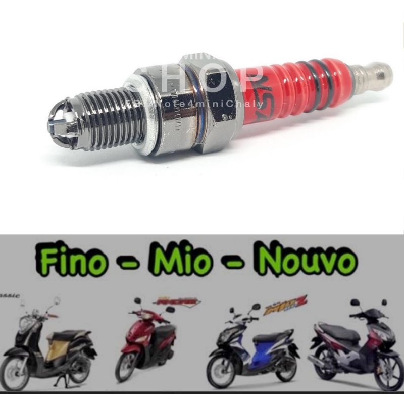 Fino Mio Nouvo Spark Wave100 หัวเทียน 3 เขี้ยวแท้ๆ