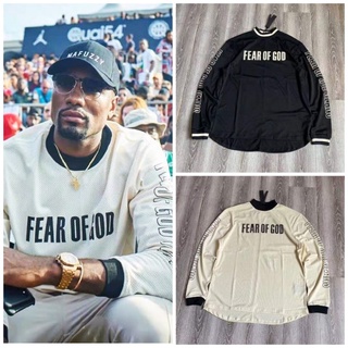 FEAR OF GOD FOG Season 5 Mesh Thread Stacked Long Sleeve Letter T-shirt