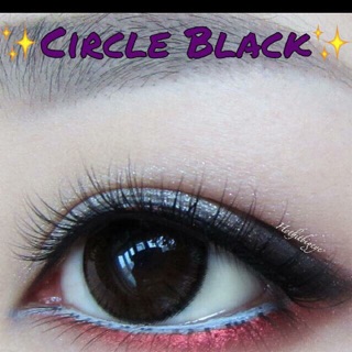 คอนเเทคเลนส์  สี Circle black