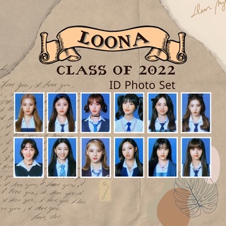 ชุดรูปภาพ Loona ID สมาชิก 12 ชิ้น