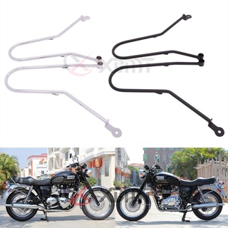 Motorcycle Saddle Bag Support Guard Bars Side Mounts Bracket Holder For Triumph Bonneville SE T100 T 100 2001- 2015 2013