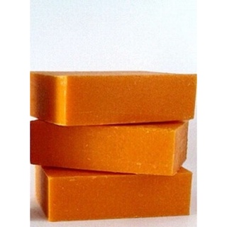 สบู่น้ำมันส้ม ตะไคร้หอม ORANGE-LEMONGRASS SOAPสบู่น้ำมันธรรมชาติ Natural Face &amp; Body Herbal Oil Soap(cold process)