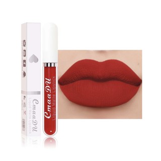 ลิปกลอสกันน้ำ เนื้อแมท สีแดง Matte Waterproof Lip Gross 13