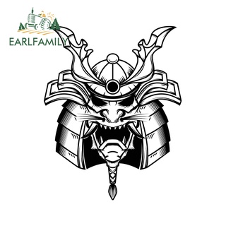 EARLFAMILY For Japanese Samurai Car Sticker Car Door Protector Car assessoires Personality Decals